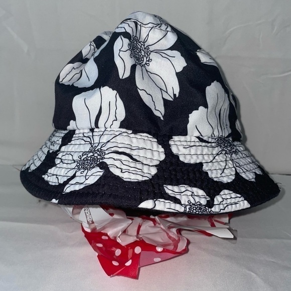 Bucket Hat Floral Big Design Festival Hawaiian Fisherman Cap Reversible Outdoor - Picture 1 of 5